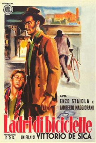 The Bicycle Thief Movie Poster Print
