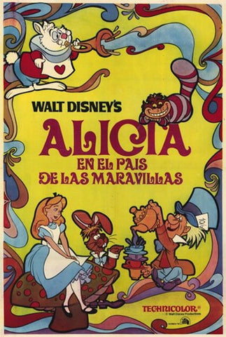Alice in Wonderland Movie Poster Print
