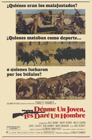 Bless the Beasts and Children Movie Poster Print