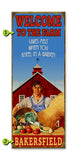 Cares Melt When You Kneel In a Garden Metal 17x44