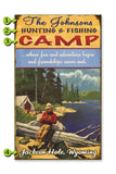 Hunting and Fishing Camp Wood 18x30