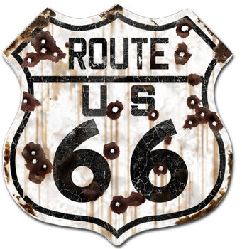 Highway Signs 22-1RTER Rustic Route 66 Shield