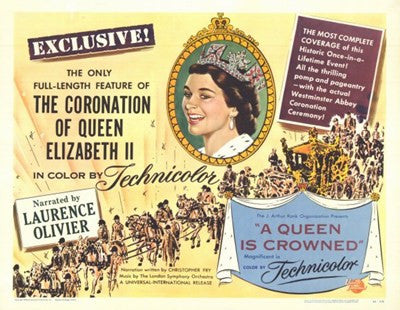 Queen is Crowned  a Movie Poster Print