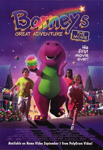 Barney's Great Adventure Movie Poster Print