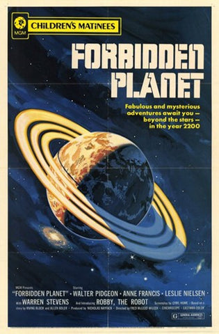 Forbidden Planet - style B Movie Poster Print