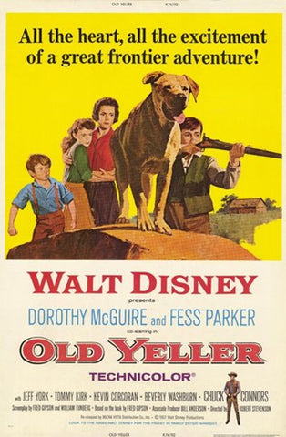 Old Yeller Movie Poster Print