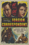 Foreign Correspondent Movie Poster Print