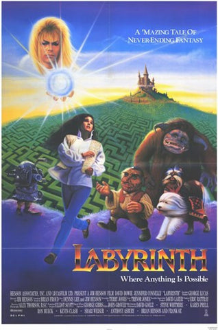 Labyrinth Movie Poster Print