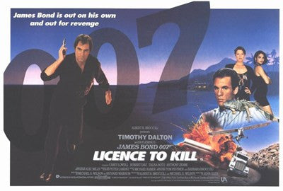 Licence to Kill Movie Poster Print