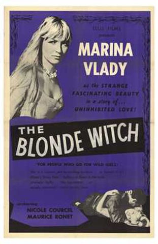 Blonde Witch Movie Poster Print