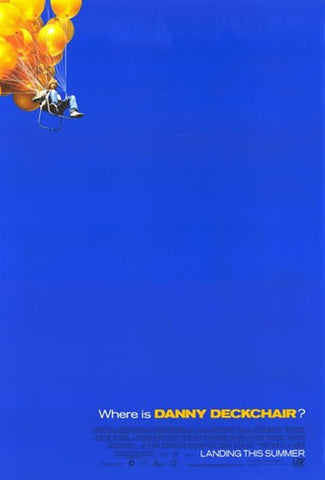 Danny Deckchair Movie Poster Print
