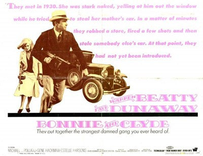 Bonnie and Clyde Movie Poster Print