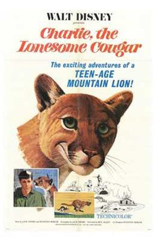 Charlie  the Lonesome Cougar Movie Poster Print
