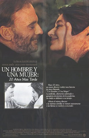 A Man and a Woman: 20 Years Later Movie Poster Print