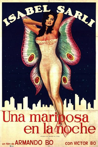 Mariposa En La Noche  Una Movie Poster Print