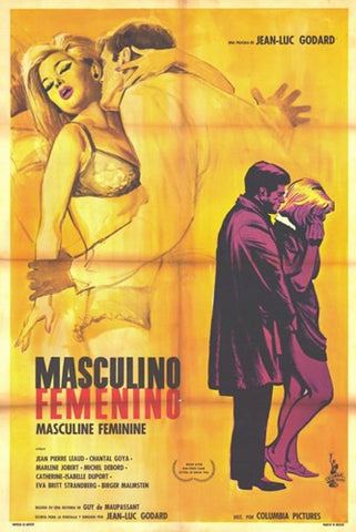 Masculine Feminine Movie Poster Print