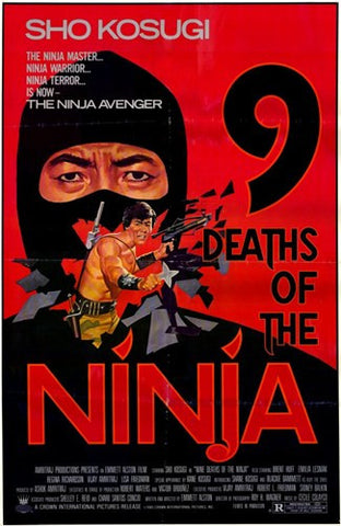 Nine Deaths of the Ninja Movie Poster Print