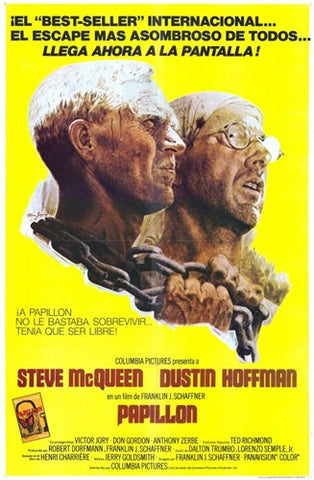 Papillon Movie Poster Print