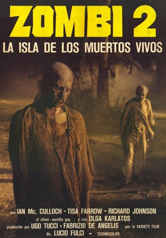 Zombie Movie Poster Print
