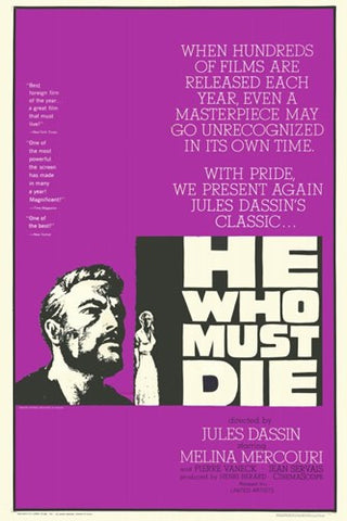 He Who Must Die Movie Poster Print