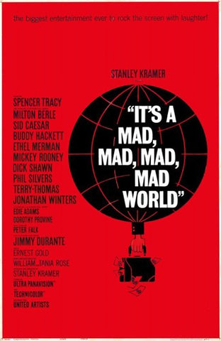 It's a Mad Mad Mad Mad World Movie Poster Print