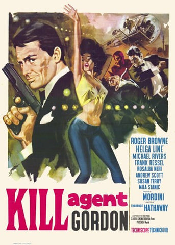 Kill Agent Gordon Movie Poster Print