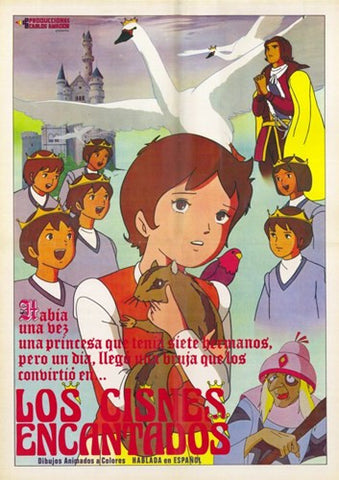 Los Cisnes Encantados Movie Poster Print
