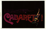 Cabaret Movie Poster Print