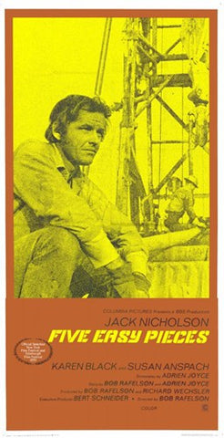 Five Easy Pieces Movie Poster Print