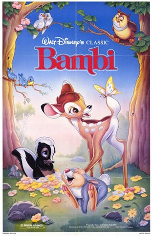 Bambi Movie Poster Print