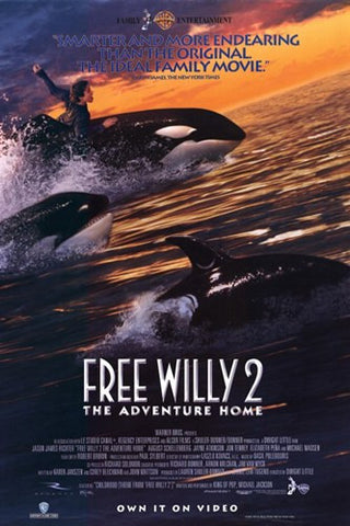 Free Willy 2 the Adventure Home Movie Poster Print