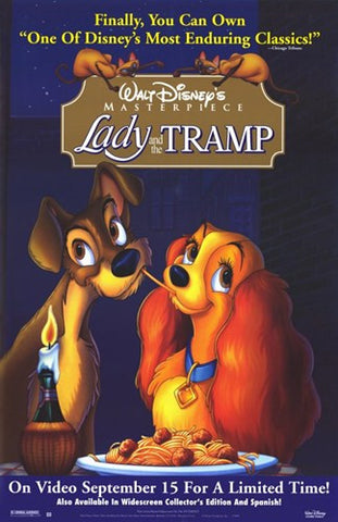 Lady and the Tramp Movie Poster Print