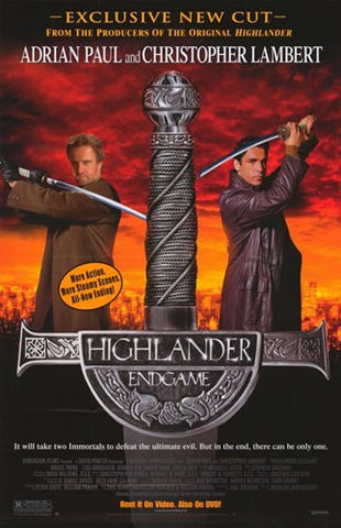 Highlander: Endgame Movie Poster Print