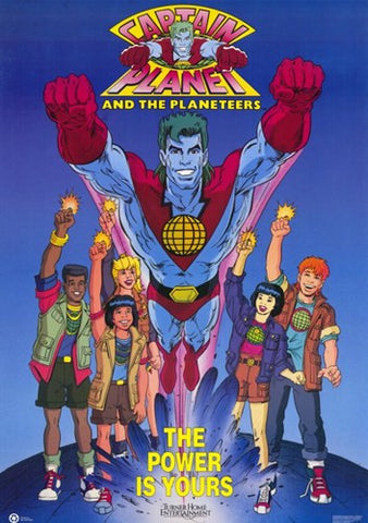 Captain Planet and the Planeteers Movie Poster Print