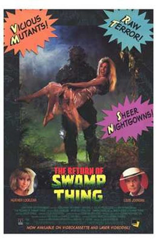 Return of the Swamp Thing Movie Poster Print