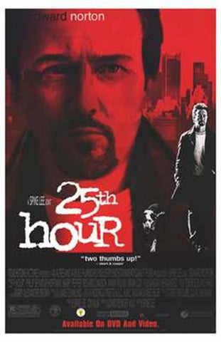 25Th Hour Movie Poster Print