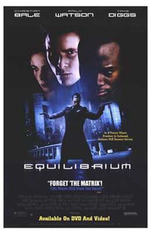 Equilibrium Movie Poster Print