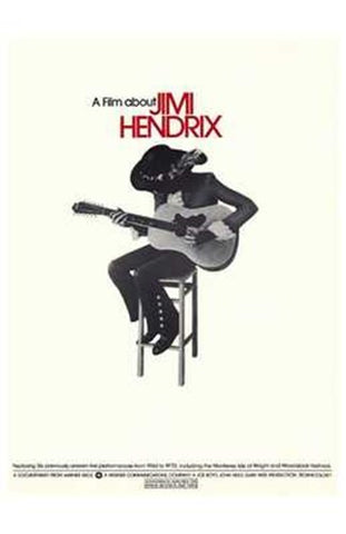 A Film About Jimi Hendrix Movie Poster Print