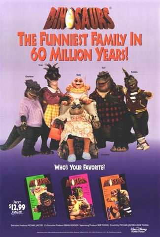 Dinosaurs Movie Poster Print