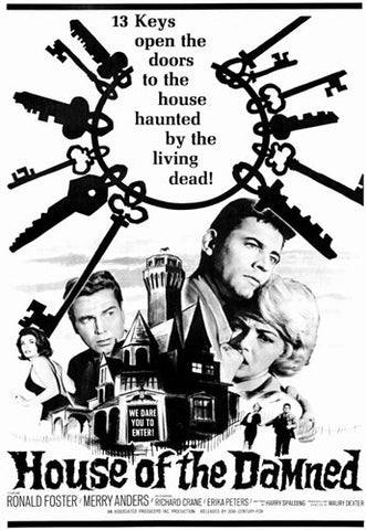 House of the Damned Movie Poster Print