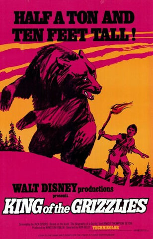 King of the Grizzlies Movie Poster Print