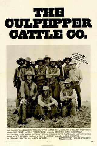 Culpepper Cattle Company Movie Poster Print