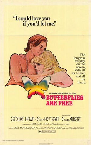 Butterflies Are Free Movie Poster Print