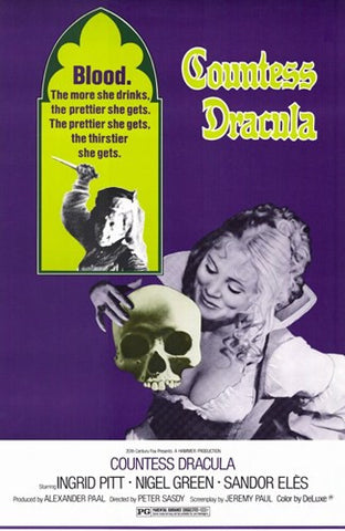 Countess Dracula Movie Poster Print