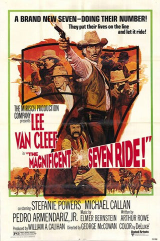 The Magnificent Seven Ride Movie Poster Print