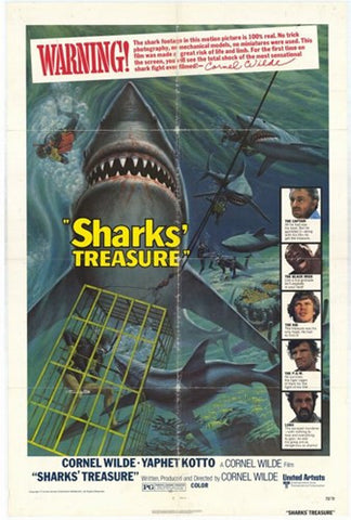 Sharks Treasure Movie Poster Print