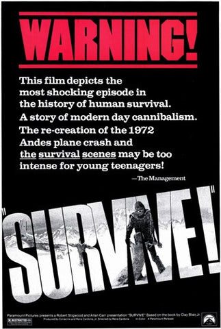Survive Movie Poster Print