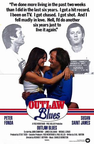 Outlaw Blues Movie Poster Print