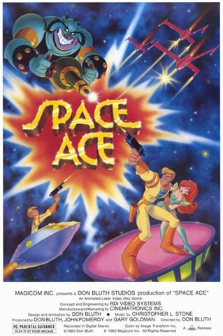 Space Ace - Video Game Movie Poster Print