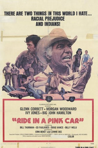 Ride in a Pink Car Movie Poster Print